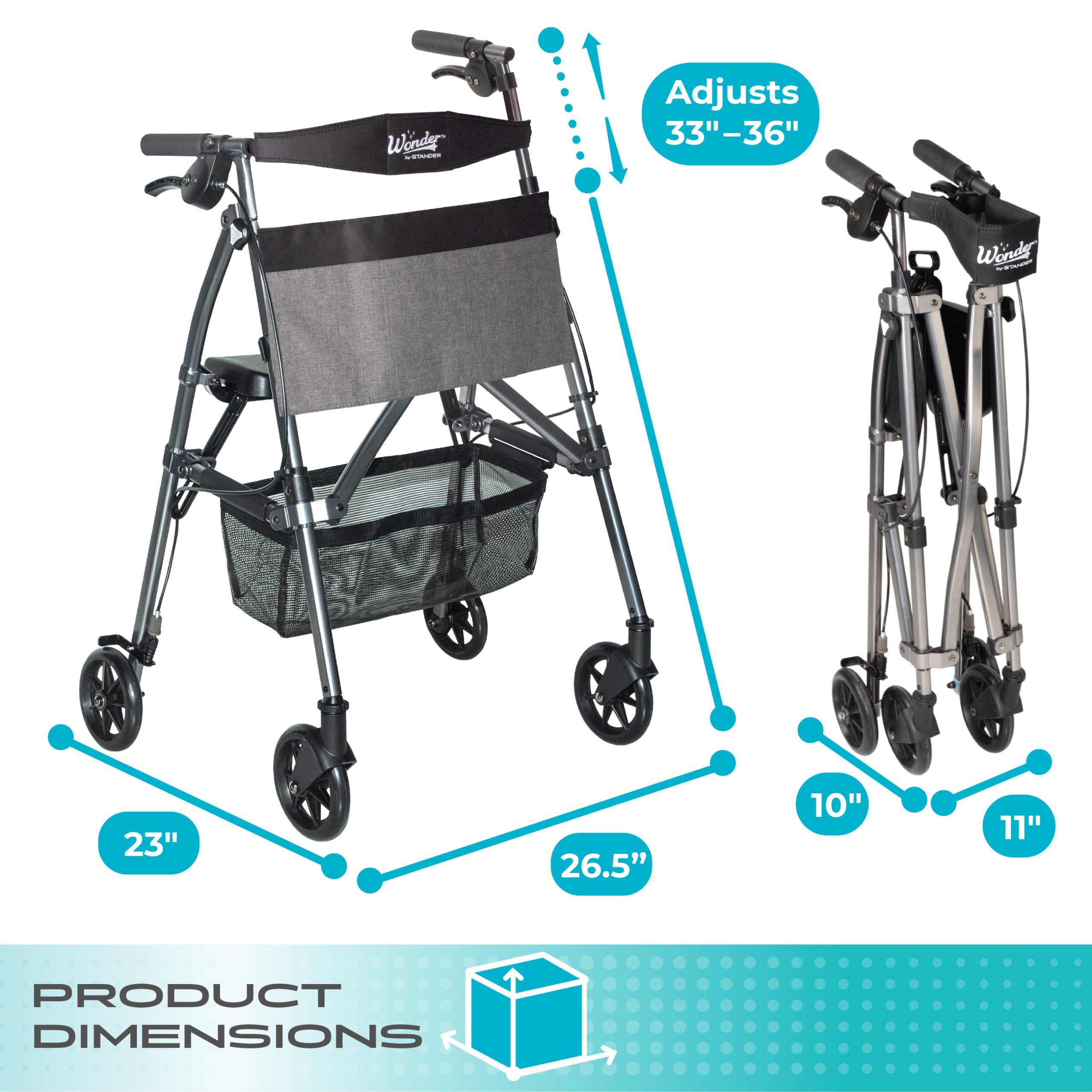 4350 Wonder Rollator - Image 9