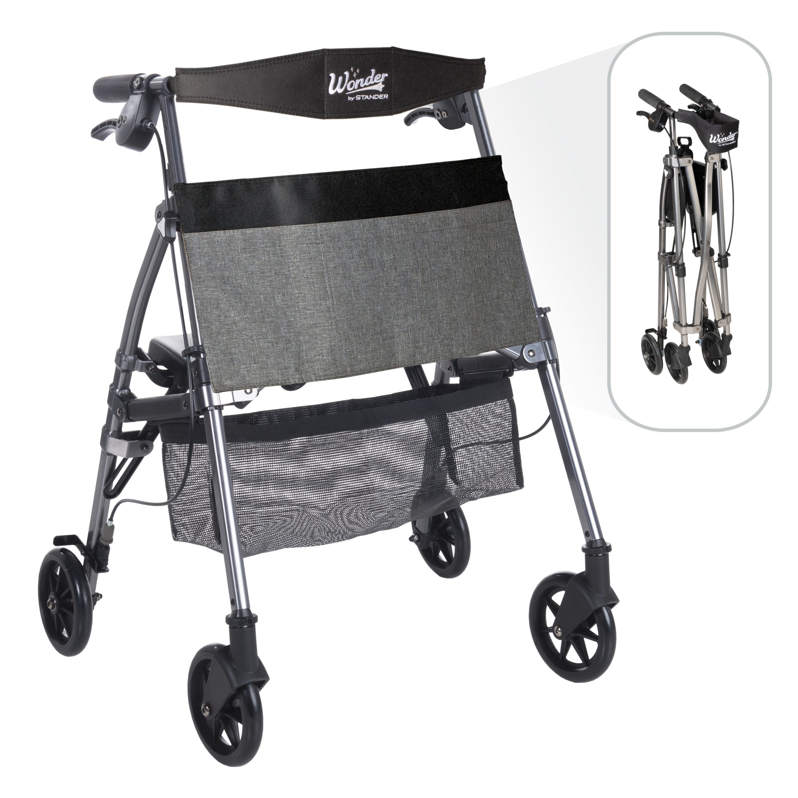 4330 Wonder Rollator - Micro - Stander Resources