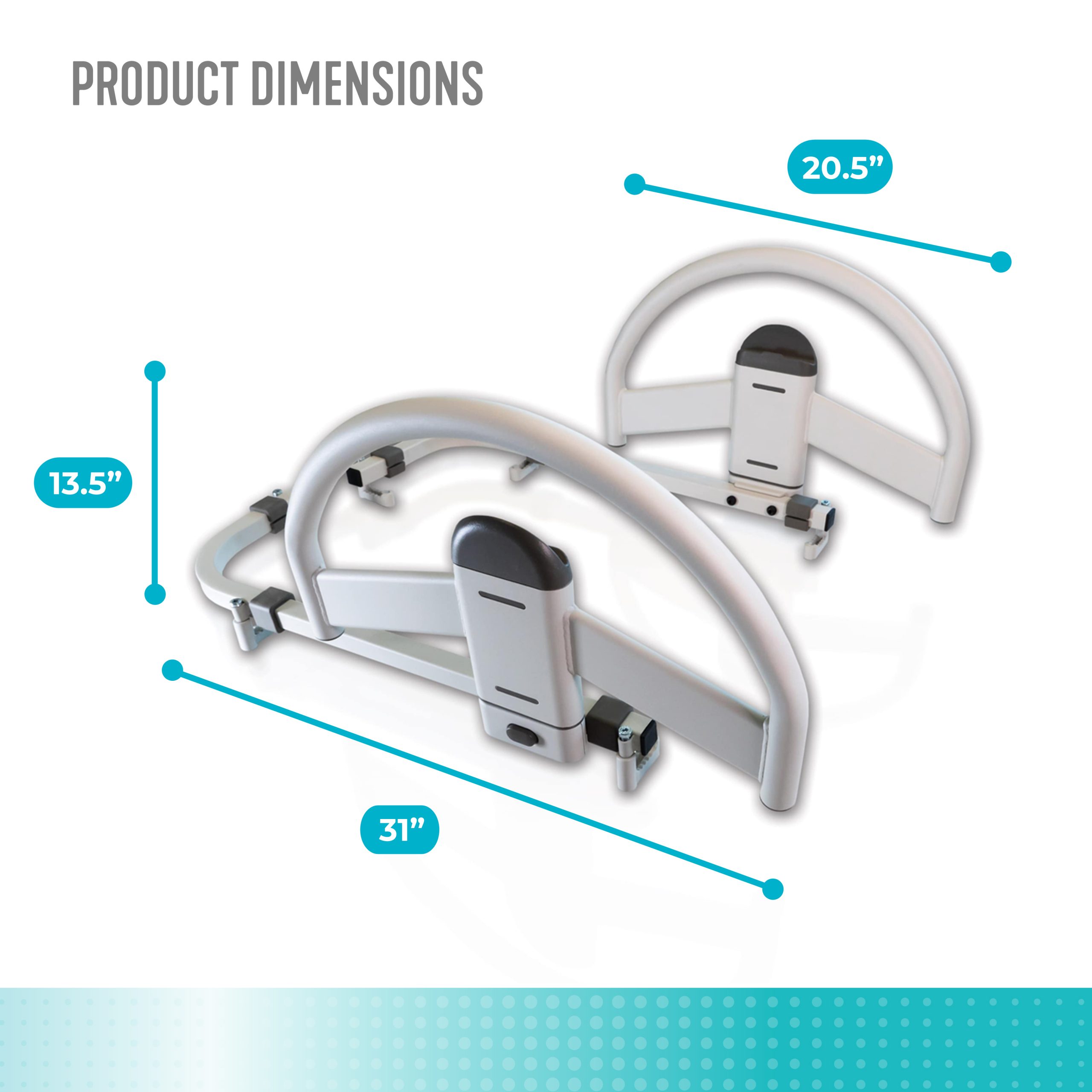 8950 EZ Click LTC Bed Handle - Stander Resources