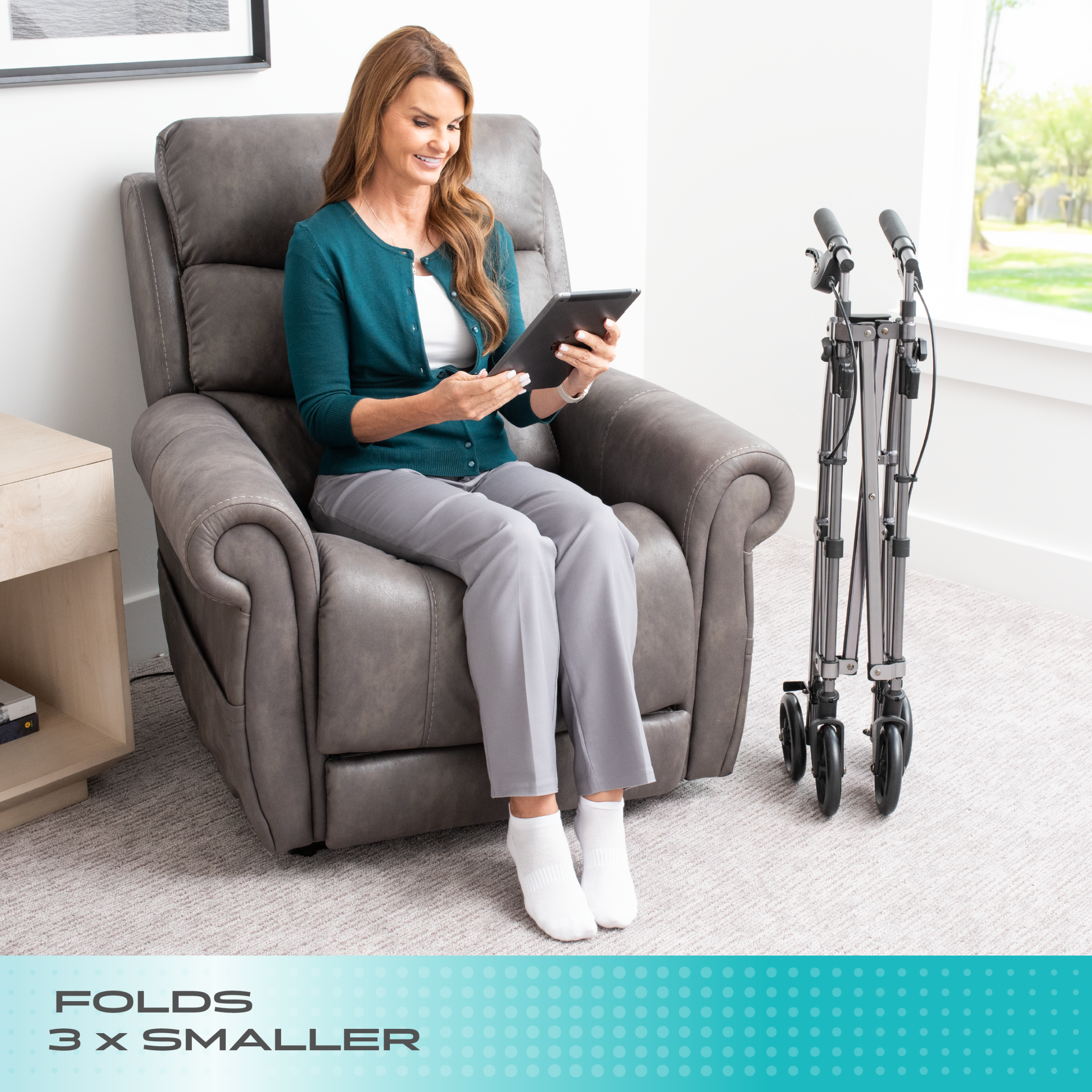 4390 Wonder Indoor Rollator - Image 3
