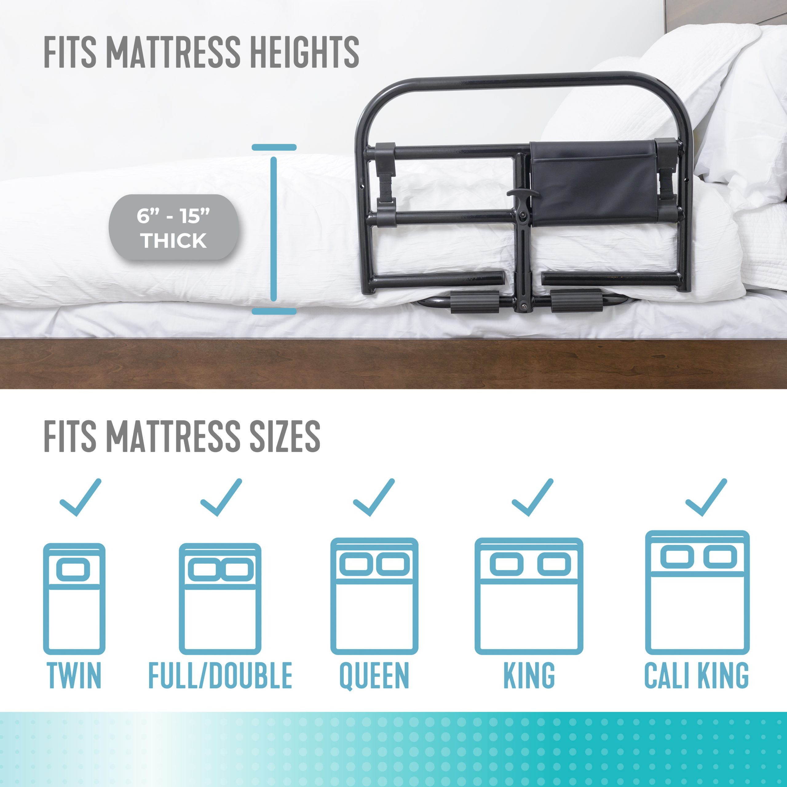 8940 Prime Safety Bed Rail - Image 7
