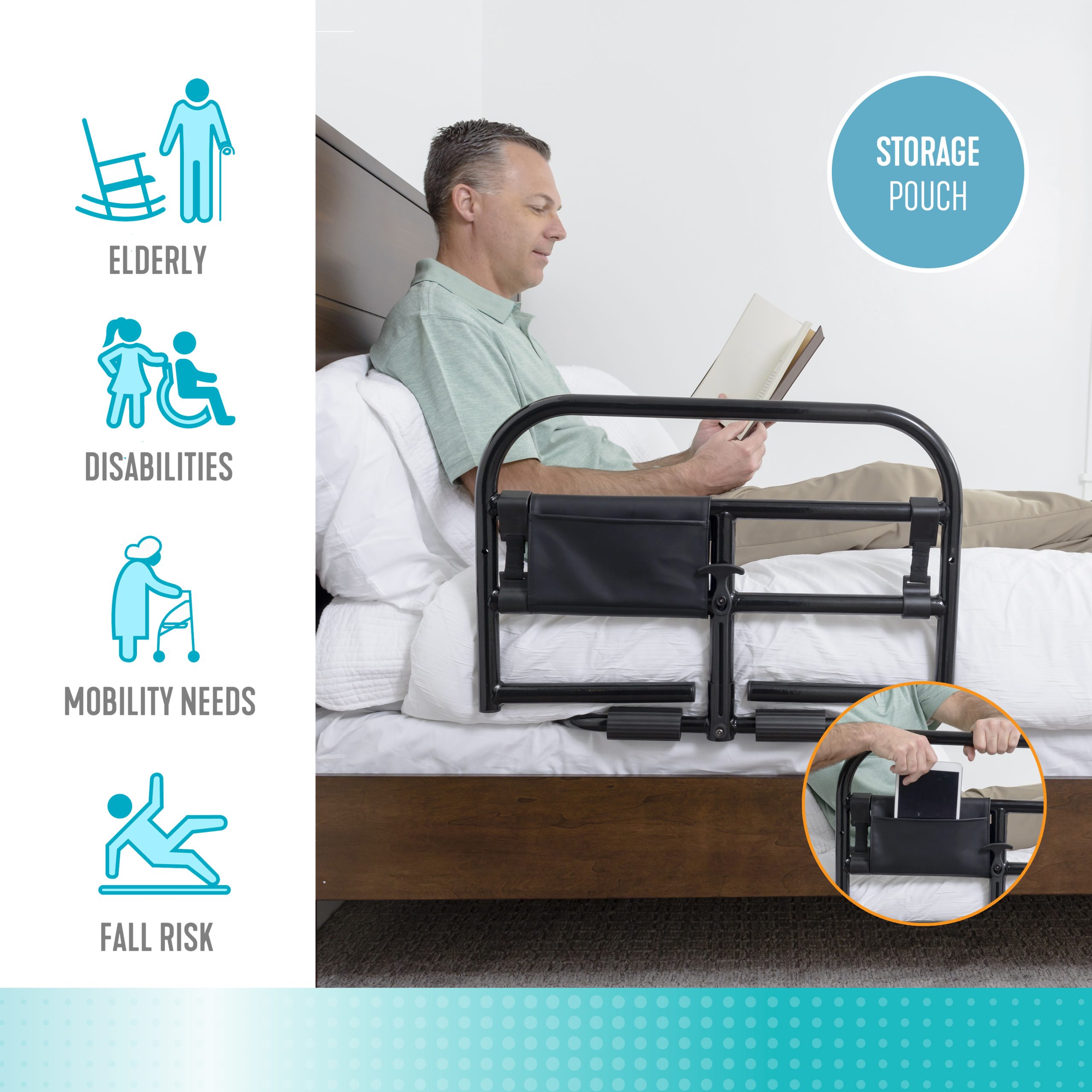 8940 Prime Safety Bed Rail - Image 8