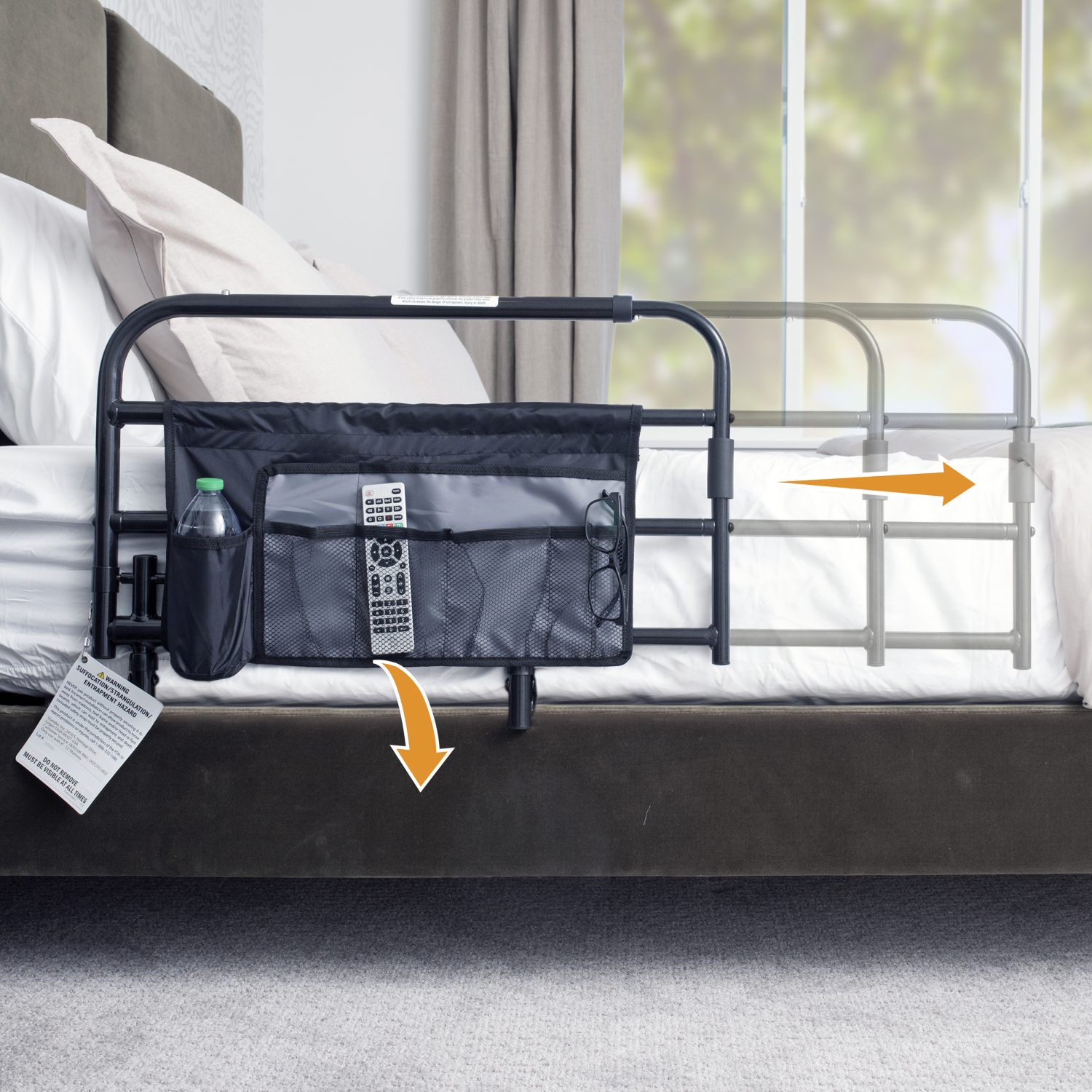 8010 Wonder Pivot Bed Rail