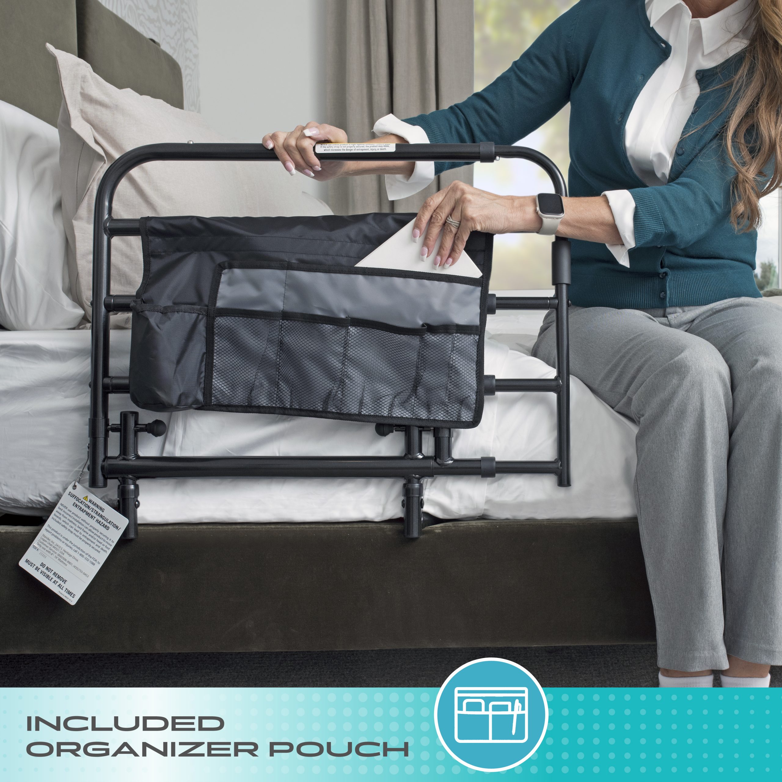 8020 Wonder Pivot Bed Rail Tall - Image 6