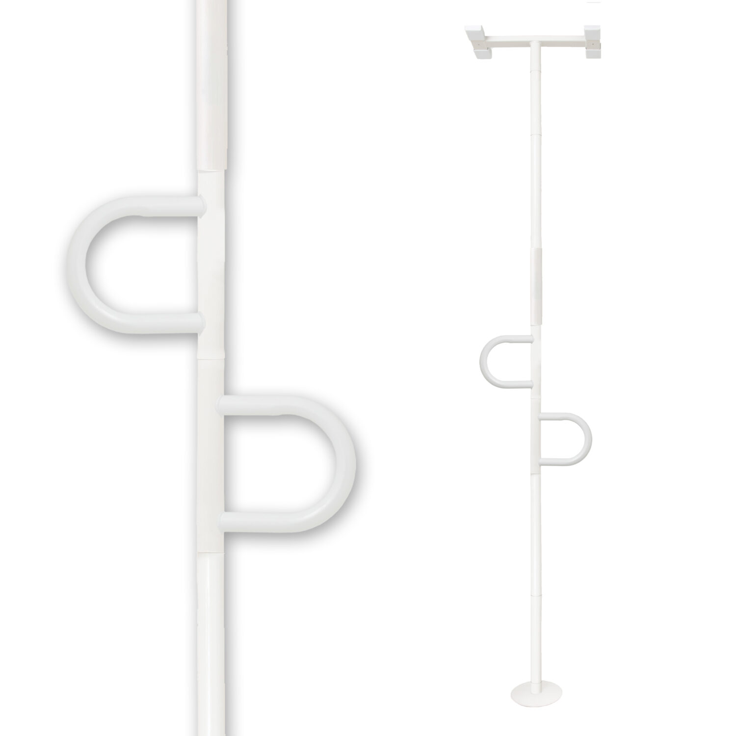 Alternative view of 8142 Double Handle Floor to Ceiling Grab Bar